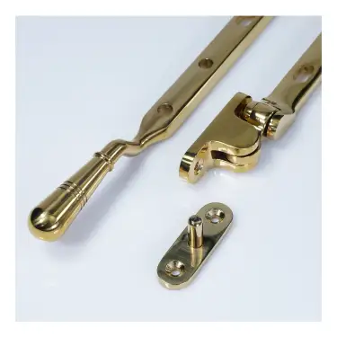 Click Here To Enlarge This Photo Of BLU Performance 11" &lpar;279mm&rpar; Opera Casement Window Stay&comma; 316 Stainless Steel in a PVD Polished Brass Finish &lpar;TBH300-11-PPB&rpar;