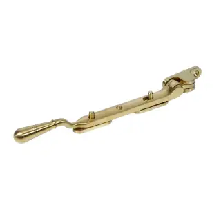 BLU Performance 8" &lpar;203mm&rpar; Opera Casement Window Stay&comma; 316 Stainless Steel in a PVD Satin Brass Finish Finish &lpar;TBH300-8-PSB&rpar;