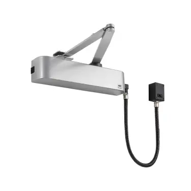 Click Here To Enlarge This Photo Of CE4F-E-SE UNION Electromagnetic &lpar;Hold Open&sol;Free Swing&rpar; Fixed Power Size 4 Overhead Door Closer - Silver