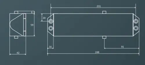 Click Here To Enlarge This Photo Of TS5&period;224VBC&period;PSS BOSS Door Controls EN&period;2-4 Polished Stainless Steel Overhead Door Closer with Backcheck
