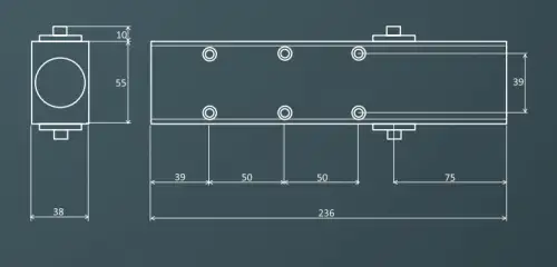 Click Here To Enlarge This Photo Of TS5&period;225BC&period;PSS BOSS Door Controls EN&period;2-5 Polished Stainless Steel Overhead Door Closer with Backcheck