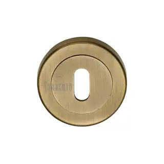 SC-0191-AZ M&period;Marcus Sorrento Keyhole Escutcheon Antique Brass on Zinc finish
