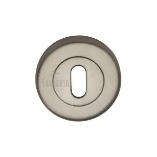 SC-0191-SNZ M&period;Marcus Sorrento Keyhole Escutcheon Satin Nickel on Zinc finish