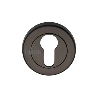 SC-0192-MBZ M&period;Marcus Sorrento Euro Profile Cylinder Escutcheon Matt Bronze on Zinc finish