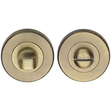 Click Here To Enlarge This Photo Of SC-0195-AZ M&period;Marcus Sorrento Thumbturn & Emergency Release Antique Brass on Zinc finish