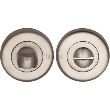 Click Here To Enlarge This Photo Of SC-0195-SNZ M&period;Marcus Sorrento Thumbturn & Emergency Release Satin Nickel on Zinc Finish