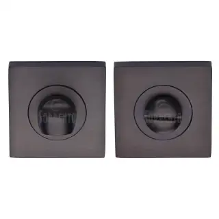 SC-SQ0195-MBZ M&period;Marcus Sorrento Square Thumbturn & Emergency Release Matt Bronze on Zinc Finish