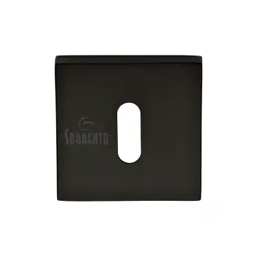 Click Here To Enlarge This Photo Of SC-SQ5002-BLK M&period;Marcus Sorrento Concealed Square Keyhole Escutcheon Matt Black finish
