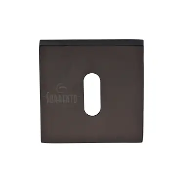 Click Here To Enlarge This Photo Of SC-SQ5002-MBZ M&period;Marcus Sorrento Concealed Square Keyhole Escutcheon Matt Bronze on Zinc finish