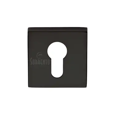 Click Here To Enlarge This Photo Of SC-SQ5004-BLK M&period;Marcus Sorrento Concealed Square Euro Escutcheon Matt Black finish