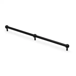 AW856-448-BL - Alexander & Wilks Plain Caesar Cabinet Pull 448mm c&sol;c - Black
