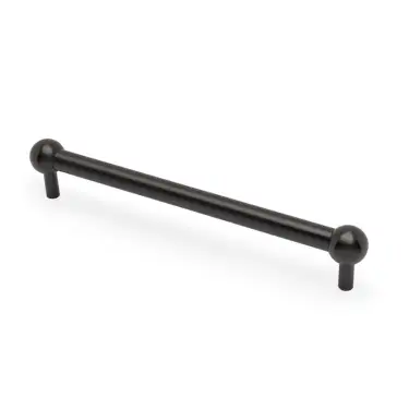 Click Here To Enlarge This Photo Of AW856-224-DBZPVD - Alexander & Wilks Plain Caesar Cabinet Pull 224mm c&sol;c - Dark Bronze PVD