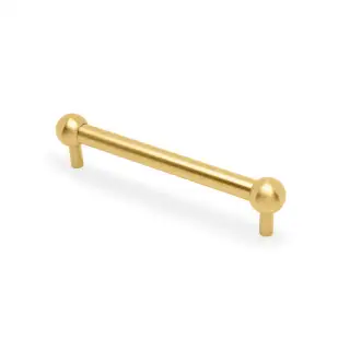 AW856-160-SBPVD - Alexander & Wilks Plain Caesar Cabinet Pull 160mm c&sol;c - Satin Brass PVD