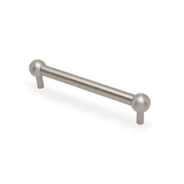 Click Here To Enlarge This Photo Of AW856-160-SN - Alexander & Wilks Plain Caesar Cabinet Pull 160mm c&sol;c - Satin Nickel