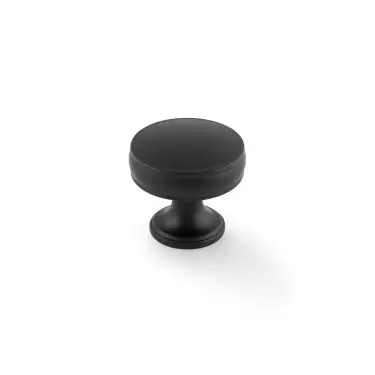 Click Here To Enlarge This Photo Of AW808-32-BL - Alexander & Wilks Lynd Cupboard Knob - Black - 32mm