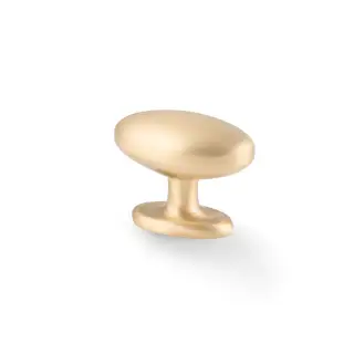 AW860-45-SB - Alexander & Wilks Ashbury Cabinet Knob 45mm - Satin Brass