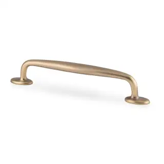 AW861-160-AB - Alexander & Wilks Ashbury Cabinet Pull 160mm c&sol;c - Antique Brass