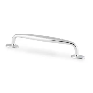 AW861-160-PC - Alexander & Wilks Ashbury Cabinet Pull 160mm c&sol;c - Polished Chrome