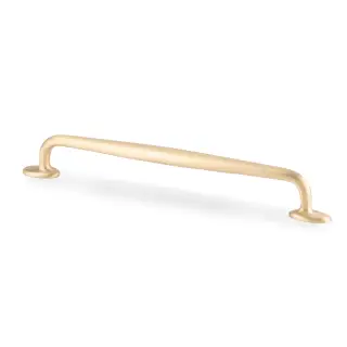 AW861-224-SB - Alexander & Wilks Ashbury Cabinet Pull 224mm c&sol;c - Satin Brass