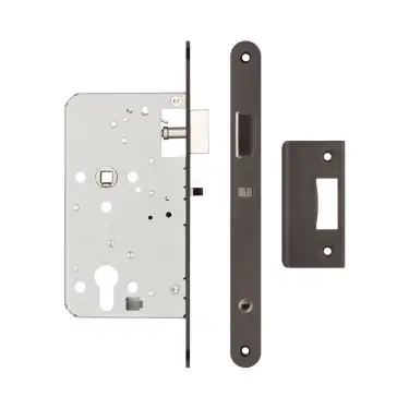 Click Here To Enlarge This Photo Of JL-DNL60RDB Frelan Hardware Jedo DIN Mortice Nightlatch 60mm Backset &lpar;72mm c&sol;c&rpar; with Radius Corners - Dark Bronze
