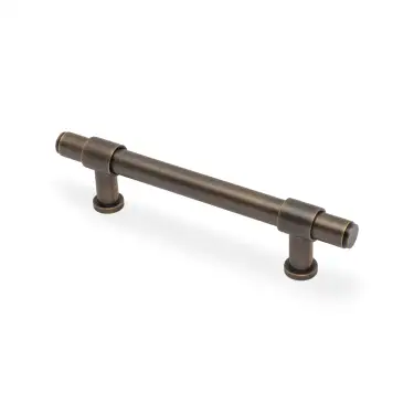 Click Here To Enlarge This Photo Of AW839P-128-AB - Alexander & Wilks Kingston Plain Pull Handle 128mm c&sol;c - Antique Brass