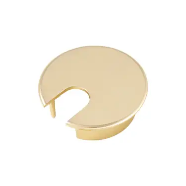 Click Here To Enlarge This Photo Of FTD855SB - Carlisle Brass Fingertip Design Heavy Pattern 62mm Cable Tidy 62mm &lpar;75 x 23mm&rpar; Satin Brass
