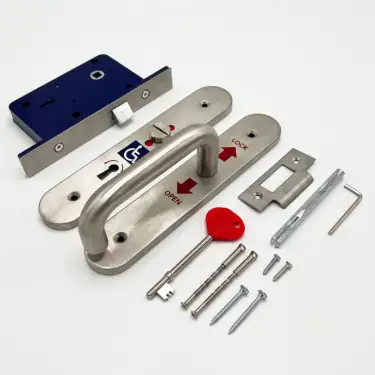Click Here To Enlarge This Photo Of TSSNKSSET - TSS NKS &lpar;National Key Scheme&rpar; Reversible Disabled Bathroom Lockset &lpar;Radar Type&rpar;