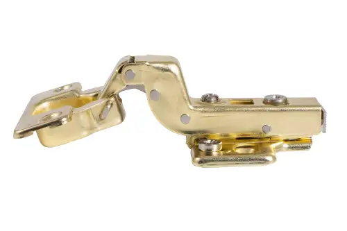 Click Here To Enlarge This Photo Of Eclipse 99042 35mm Satin Brass Clip On 3D Soft Close Cabinet Hinge 105&deg; Inset - Pack of 2
