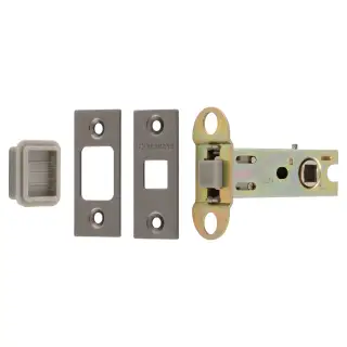 TLM5030&sol;57&sol;MBRZ - Carlisle Brass Eurospec Magnetic Tubular Latch 76mm &lpar;57mm Backset&rpar; with Square Corners - Matt Bronze