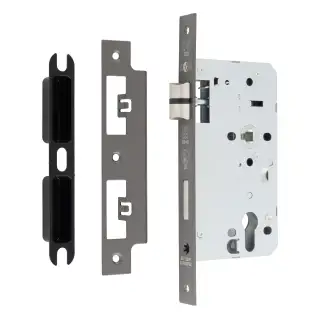 DLX7260EPMBRZ - Carlisle Brass Eurospec DIN Euro Sashlock 60mm Backset &lpar;Square Forend&rpar; - Matt Bronze