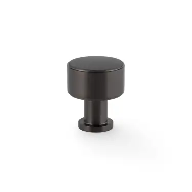 Click Here To Enlarge This Photo Of AW807P-29-DBZPVD - Alexander & Wilks Lucia Plain Cupboard Knob - Dark Bronze PVD - 29mm
