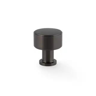 AW807P-29-DBZPVD - Alexander & Wilks Lucia Plain Cupboard Knob - Dark Bronze PVD - 29mm