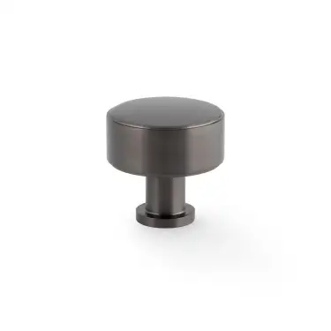 Click Here To Enlarge This Photo Of AW807P-35-DBZPVD - Alexander & Wilks Lucia Plain Cupboard Knob - Dark Bronze PVD - 35mm