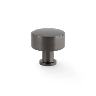 AW807P-35-DBZPVD - Alexander & Wilks Lucia Plain Cupboard Knob - Dark Bronze PVD - 35mm