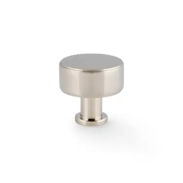 Click Here To Enlarge This Photo Of AW807P-35-PNPVD - Alexander & Wilks Lucia Plain Cupboard Knob - Polished Nickel PVD - 35mm