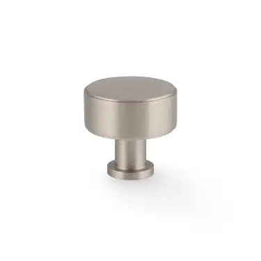 Click Here To Enlarge This Photo Of AW807P-35-SN - Alexander & Wilks Lucia Plain Cupboard Knob - Satin Nickel - 35mm