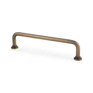AW811-128-AB - Alexander & Wilks Scandi Pull Handle 128mm c&sol;c - Antique Brass