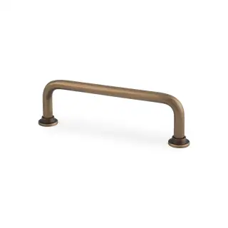 AW811-96-AB - Alexander & Wilks Scandi Pull Handle 96mm c&sol;c - Antique Brass