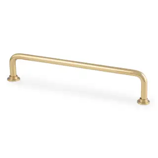 AW811-160-PB - Alexander & Wilks Scandi Pull Handle 160mm c&sol;c - Polished Brass