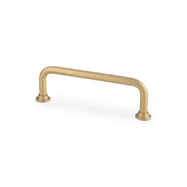 Click Here To Enlarge This Photo Of AW811-96-SB - Alexander & Wilks Scandi Pull Handle 96mm c&sol;c - Satin Brass
