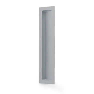 Click Here To Enlarge This Photo Of AW911-200-SC - Alexander & Wilks 200mm x 45mm Rectangular Flush Pull - Satin Chrome
