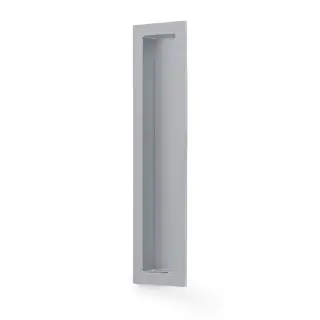 AW911-200-SC - Alexander & Wilks 200mm x 45mm Rectangular Flush Pull - Satin Chrome