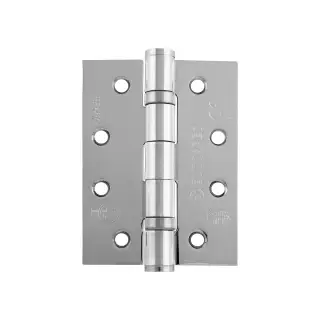 HIN1433&sol;11CP - Carlisle Brass Eurospec 102mm x 76mm x 3mm CE Fire Rated Grade 11 Ball Bearing Hinges Polished Chrome
