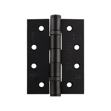 Click Here To Enlarge This Photo Of HIN1433&sol;11MB - Carlisle Brass Eurospec 102mm x 76mm x 3mm CE Fire Rated Grade 11 Ball Bearing Hinges Matt Black