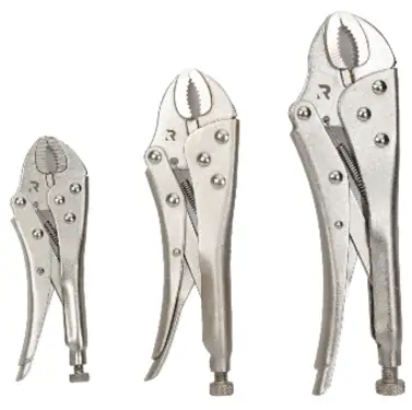 Click Here To Enlarge This Photo Of LPLIE003 Rika 3-Piece Professional Locking Pliers Set
