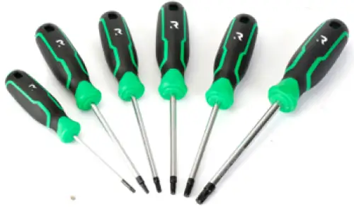 Click Here To Enlarge This Photo Of SDRI006 Rika 6-Piece Mixed Professional Torx Screwdriver Set