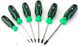 SDRI006 Rika 6-Piece Mixed Professional Torx Screwdriver Set
