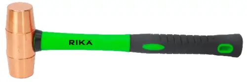 Click Here To Enlarge This Photo Of COPP001 Rika 1lb Copper Hammer with Fibreglass Handle Anti-Spark Strike