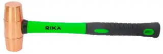 COPP001 Rika 1lb Copper Hammer with Fibreglass Handle Anti-Spark Strike