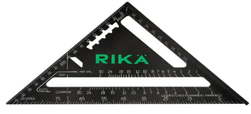Click Here To Enlarge This Photo Of RAFT001 Rika Professional Metric Rafter Square 7" &lpar;177mm&rpar;